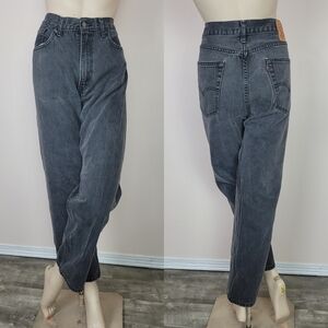 Levi's 505 Faded Black Straight Jeans